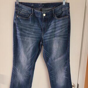 WHBM High Rise Every Day Soft Boot Wide Jean